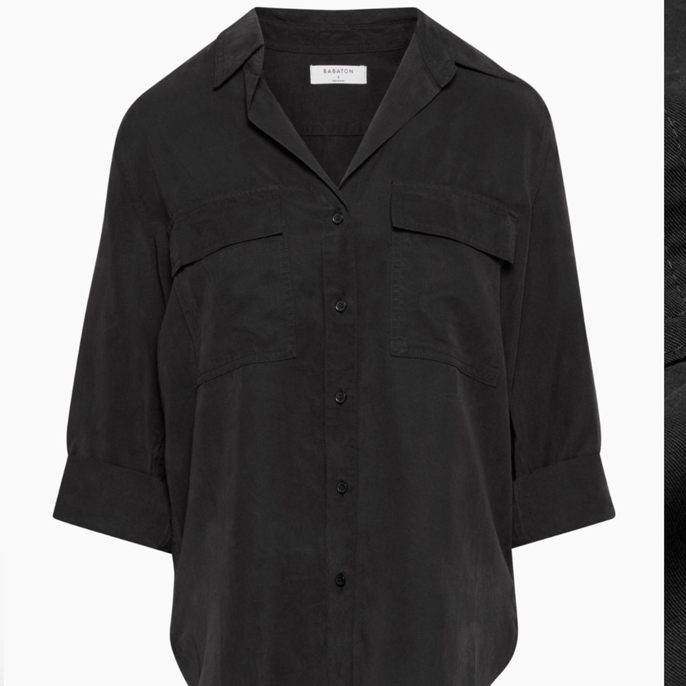 Babaton Black Button Down - image 2